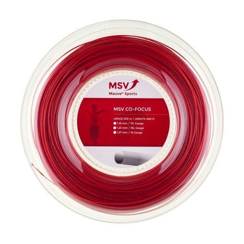 MSV CO Focus ( 200m Rolle ) rot 1,18 mm