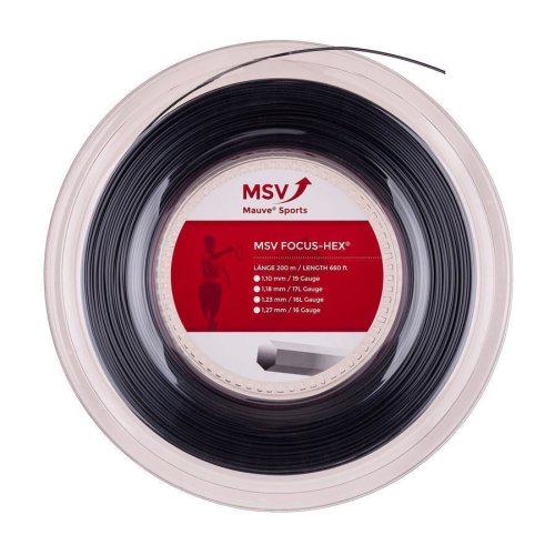 MSV Focus - HEX ( 200m Rolle ) schwarz 1,10 mm