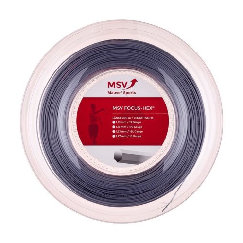 MSV Focus - HEX ( 200m Rolle ) silber 1,18 mm