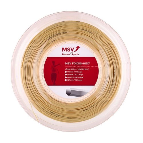 MSV Focus - HEX ( 200m Rolle ) natur 1,27 mm