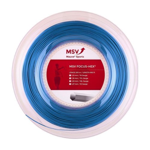 MSV Focus - HEX ( 200m Rolle ) hellblau 1,18 mm