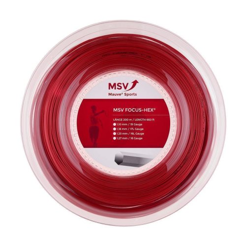 MSV Focus - HEX ( 200m Rolle ) rot 1,10 mm