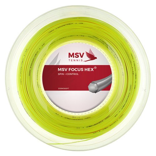 MSV Focus - HEX ( 200m Rolle ) neongelb 1,23 mm