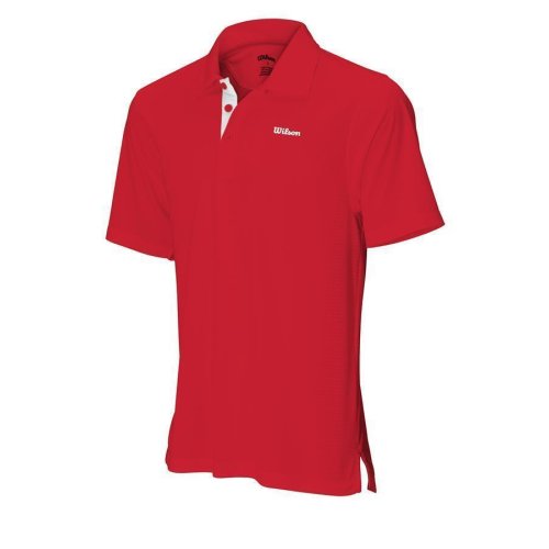Wilson Body Mapping Polo Men red L