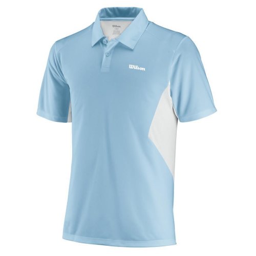 Wilson Great Get Polo Men clear blue-white M