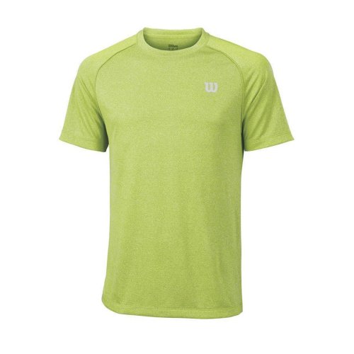 Wilson Core Crew T-Shirt Men green glow-pearl grey M