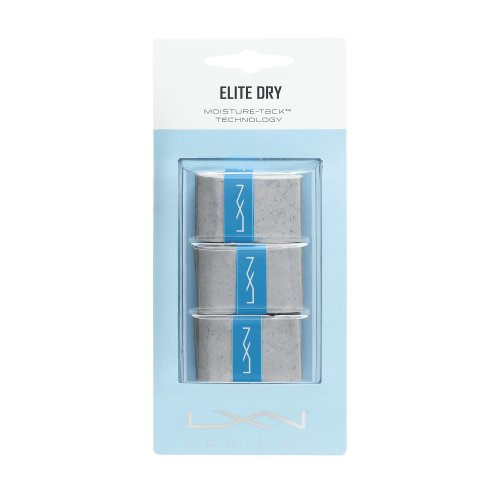 Luxilon Elite Dry Overgrip ( 3er Pack ) silber