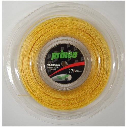 Prince SYNTHETIC GUT DURAFLEX ( 200m Rolle ) gold 1,25 mm