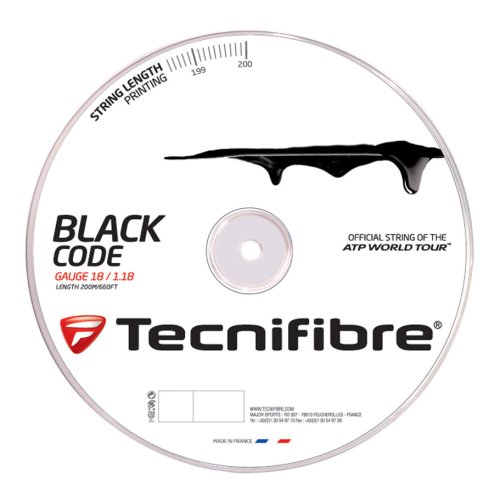 Tecnifibre Black Code ( 110m Rolle ) schwarz