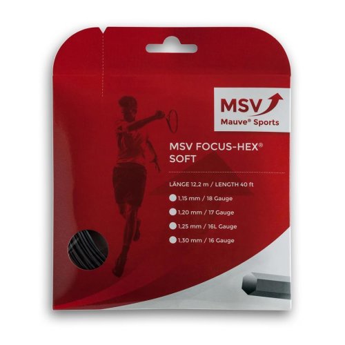 MSV Focus - HEX SOFT ( 12m Set ) schwarz 1,30 mm
