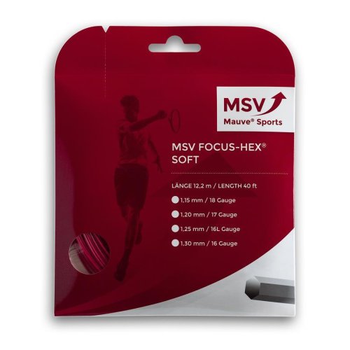 MSV Focus - HEX SOFT ( 12m Set ) rot 1,25 mm