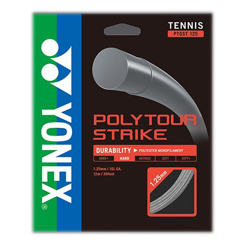 Yonex Poly Tour STRIKE ( 12m Set ) schwarz 1,25 mm