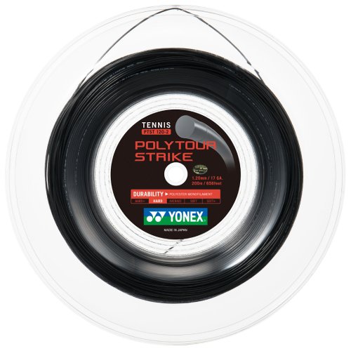 Yonex Poly Tour Strike ( 200m Rolle ) schwarz 1,25 mm