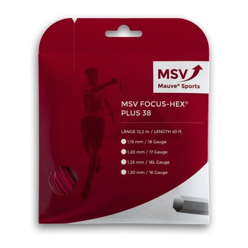 MSV Focus - HEX PLUS 38 ( 12m Set ) schwarz, weiß od. rot