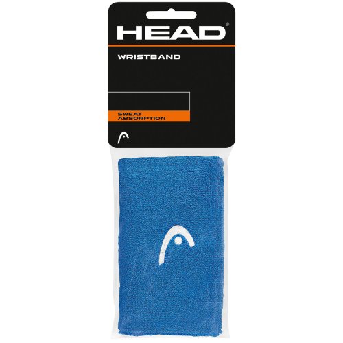 HEAD Wristband 5 blue 2er Pack