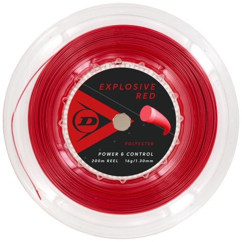 Dunlop Explosive RED ( 200m Rolle ) rot 1,25 mm