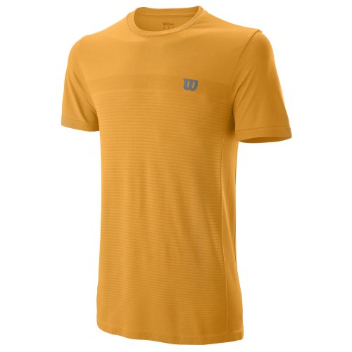 Wilson Competition Seamless Crew T-Shirt Men blazing orange-mandarin M