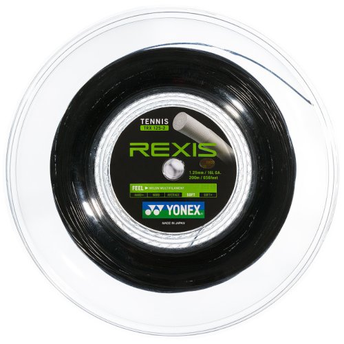 Yonex Rexis ( 200m Rolle ) schwarz 1,25 mm