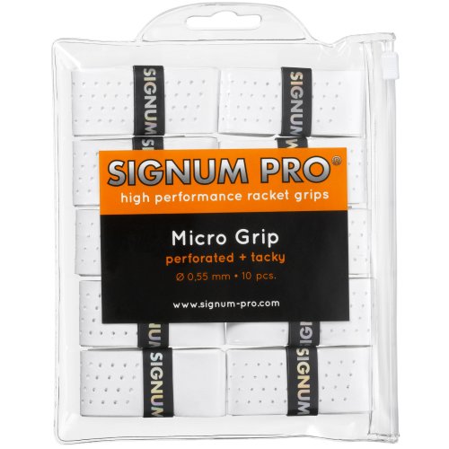 SIGNUM PRO Micro Grip OVERGRIP ( 10er Pack ) weiß
