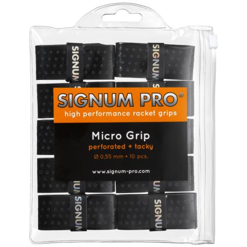 SIGNUM PRO Micro Grip OVERGRIP ( 10er Pack ) Schwarz