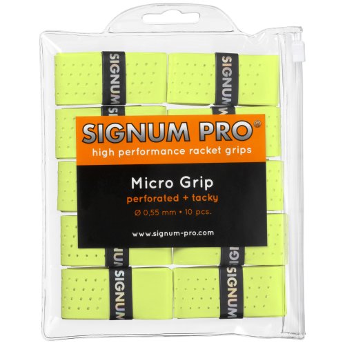 SIGNUM PRO Micro Grip OVERGRIP ( 10er Pack ) gelb