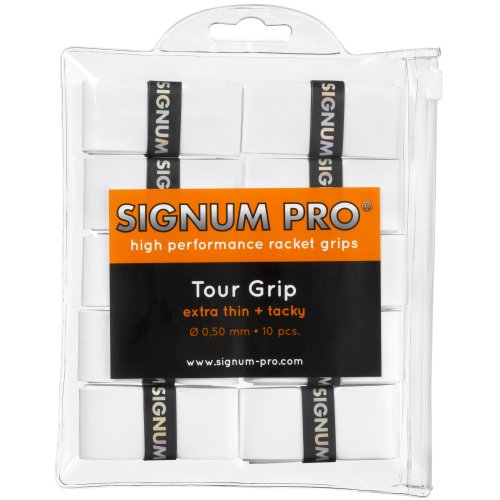 SIGNUM PRO Tour Grip OVERGRIP ( 10er Pack ) weiß