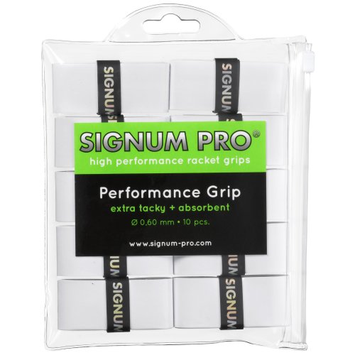 SIGNUM PRO Performance Grip OVERGRIP ( 10er Pack ) weiß