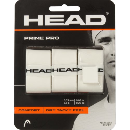 Head Prime Pro Overgrip 3er Pack weiß