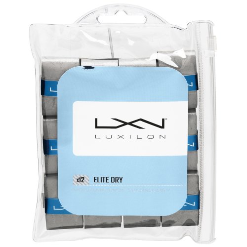 Luxilon Elite Dry Overgrip ( 12er Pack ) silber