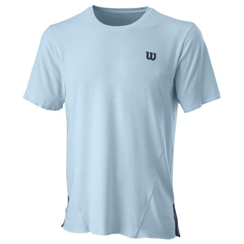Wilson UL Kaos Crew T-Shirt Men Glacier Blue-White S