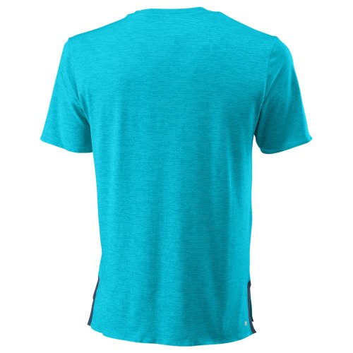 Wilson UL Kaos Crew T-Shirt Men scuba blue-white