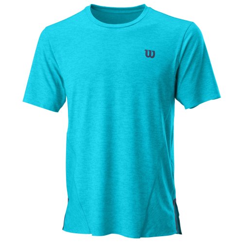 Wilson UL Kaos Crew T-Shirt Men scuba blue-white XXL