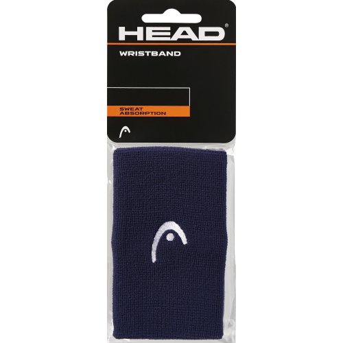 HEAD Wristband 5" navy 2er Pack