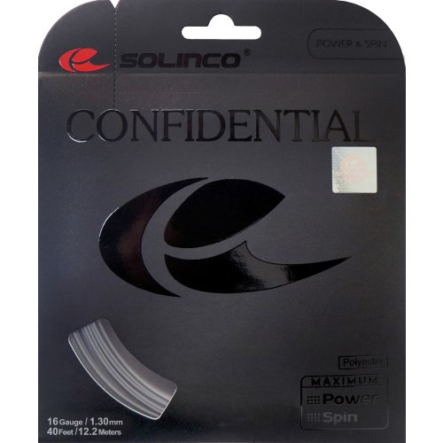 Solinco Confidential ( 12,2m Set ) dunkel silber