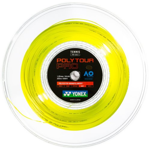 Yonex Poly Tour PRO ( 200m Rolle ) flashgelb 1,15 mm
