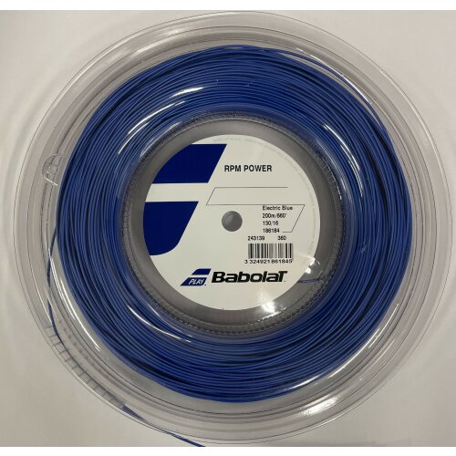 Babolat RPM Power ( 200m Rolle ) electric blue 1,25 mm