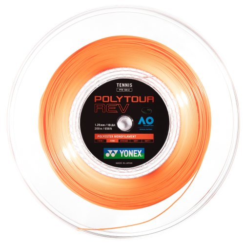 Yonex Poly Tour REV ( 200m Rolle ) orange