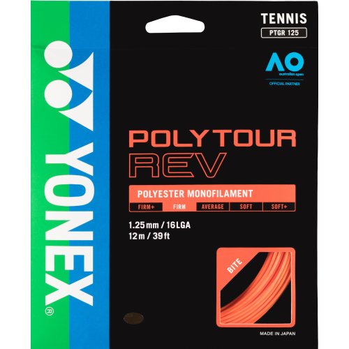 Yonex Poly Tour REV ( 12m Set ) orange