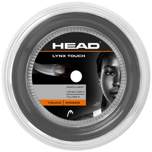 HEAD Lynx Touch ( 200m Rolle ) transparent black 1,30 mm