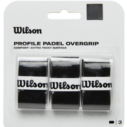 Wilson Profile Padel Overgrip ( 3er Pack ) schwarz