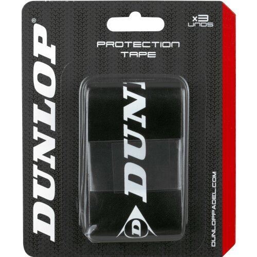 Dunlop Padel Rahmenschutzband 3er Pack schwarz