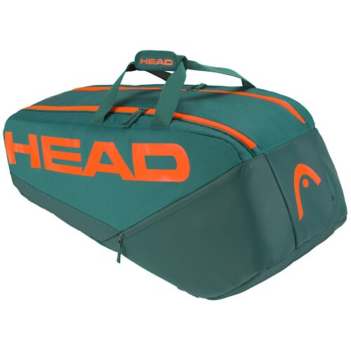 HEAD Pro Racquet Bag L dark cyan/fluo orange 2023