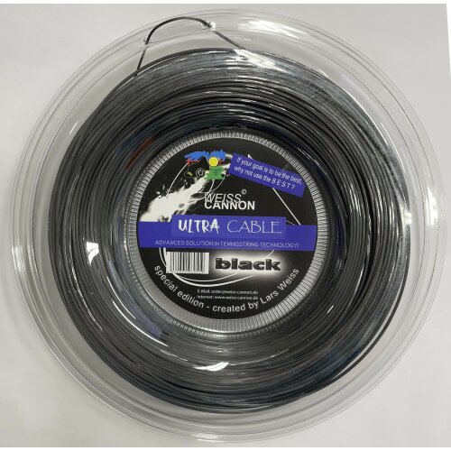 Weiss Cannon Ultra Cable ( 200m Rolle ) schwarz