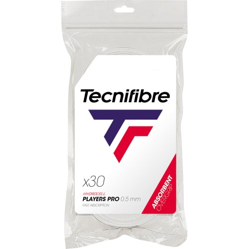 Tecnifibre PLAYERS PRO Overgrip 30er weiß
