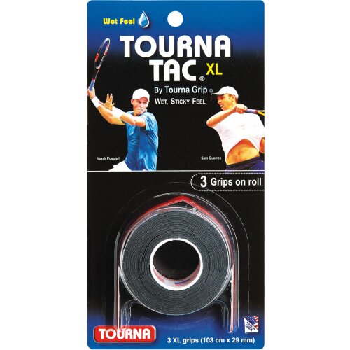 Tourna Tac XL 3er Pack schwarz Overgrip
