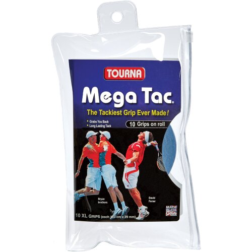 Tourna Mega Tac XL 10er Pack blau Overgrip