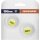 Wilson Roland Garros Tennis Ball 2025 Dampener Yellow/Black/White ( 2er Pack )