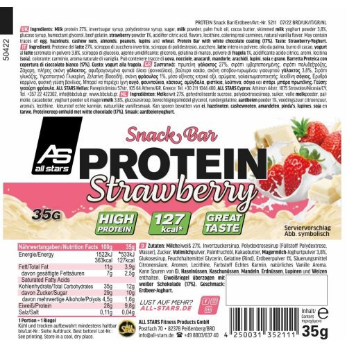 All Stars Protein Snack Bar - Strawberry Riegel
