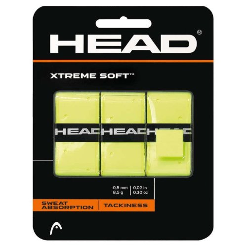 Head Xtreme Soft Overgrip 3er Pack schwarz od. weiß od. blau od. gelb od. pink
