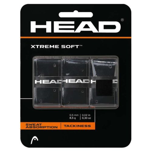 Head Xtreme Soft Overgrip 3er Pack schwarz